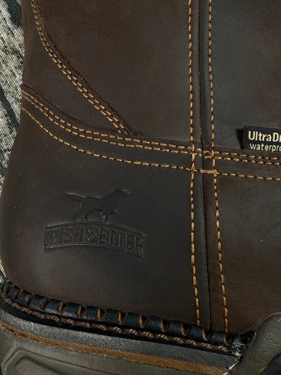 Irish Setter Two Harbors Men\'s Work Boot Size 14 Brown Waterproof NWT main image 11